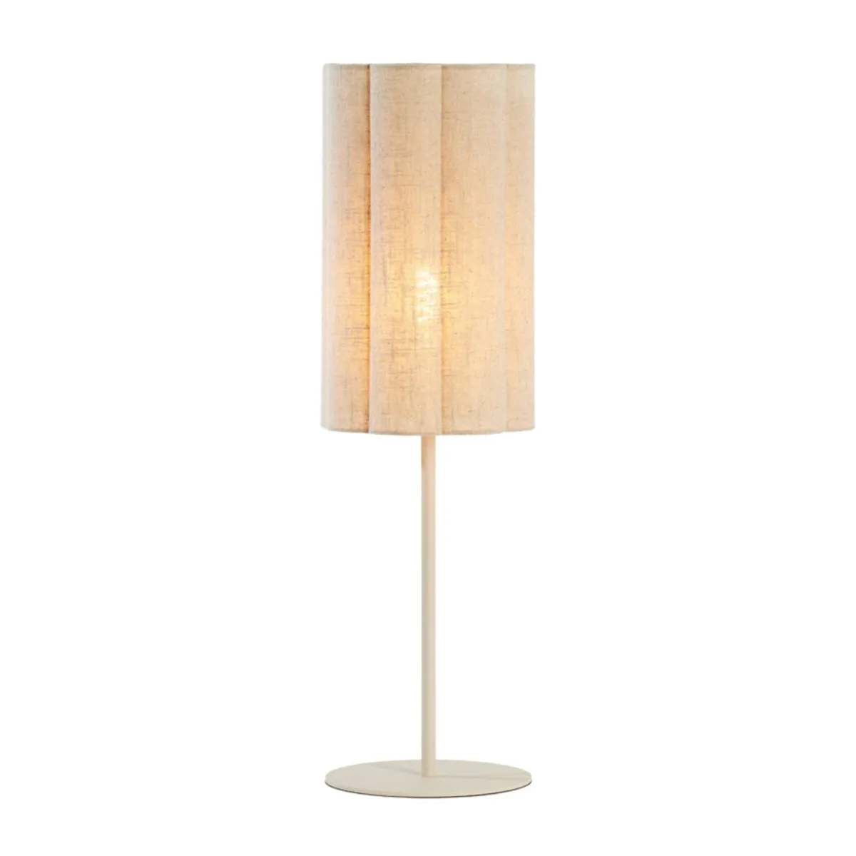 Light & Living - Fringe 70cm - Bordslampa - Beige