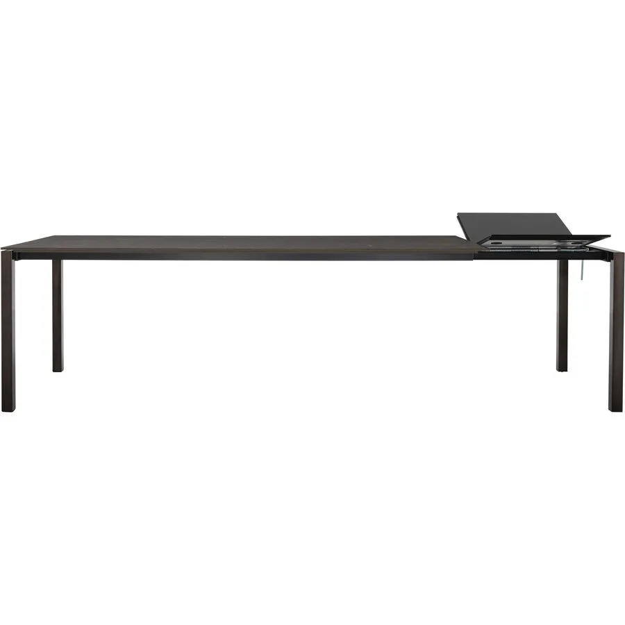 Esstisch Willisau Prato Keramik 220 cm ausziehbar - Farbe: braun