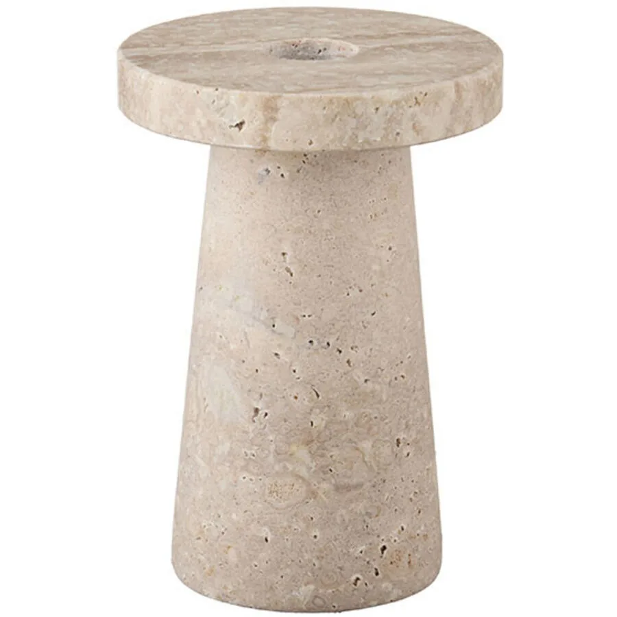 Kerzenständer Reduced terracotta Terrazzo H 13 cm 1