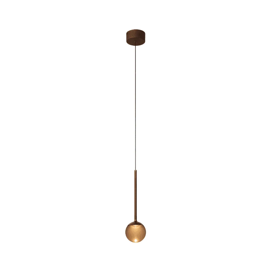 Lucide - Calina Ø10 - Taklampa - Brun