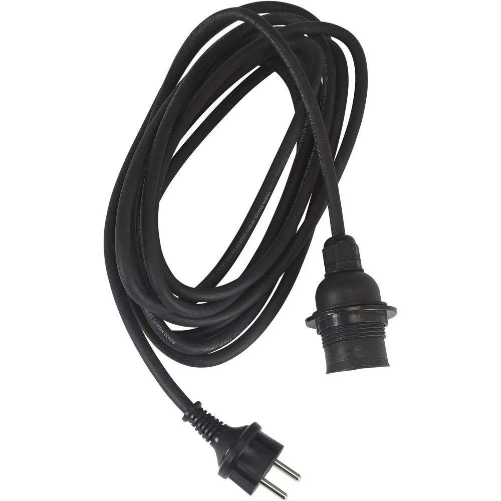 Utomhussladd Svart Flex Out (Längd: 5 meter)