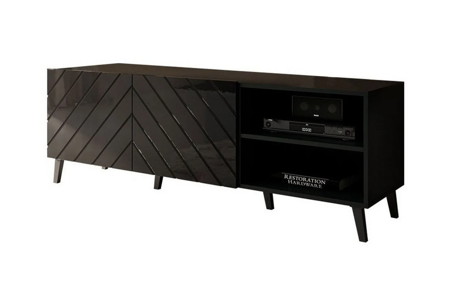 Strontian Tv-skåp 150 cm Scandinavian Choice Black -