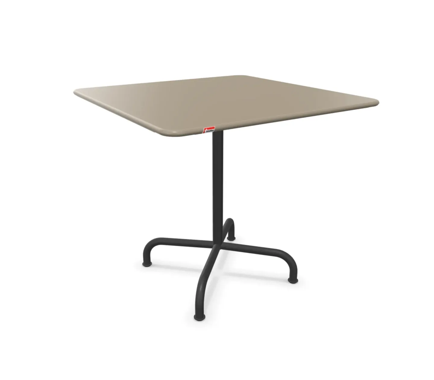 Schaffner Metall-Tisch Rigi Quadratisch Beige | Schubiger Möbel