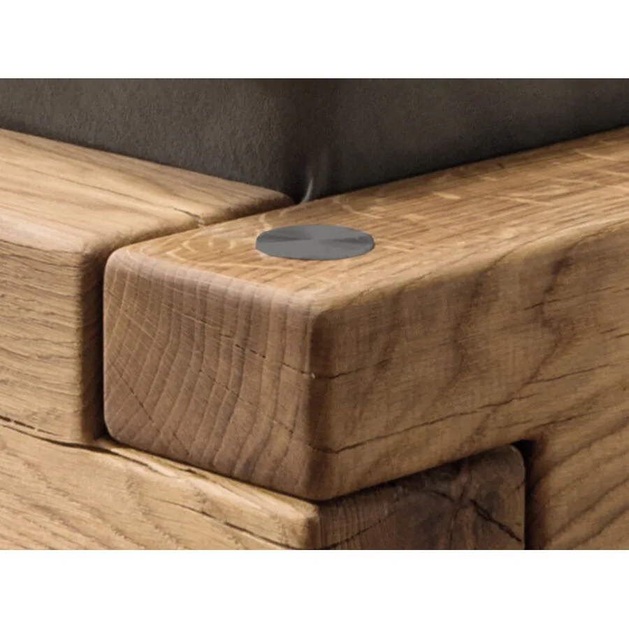 Bettzubehör Riok Grau Kunststoff 4.5 cm 4.5 cm