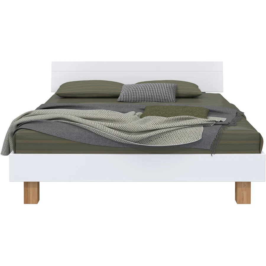 Bett Smart Weiss MDF 160 x 200 cm