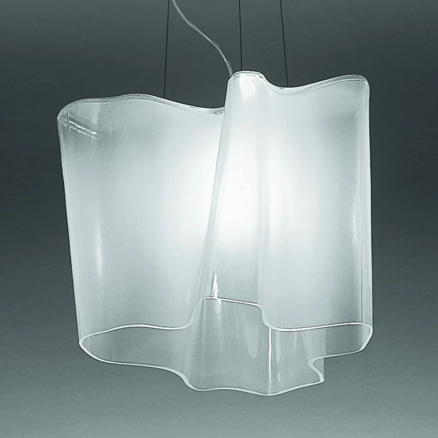 Logico S Pendelleuchte weiß - Artemide - Wohnzimmer - Design - Glas - Mehrflammig