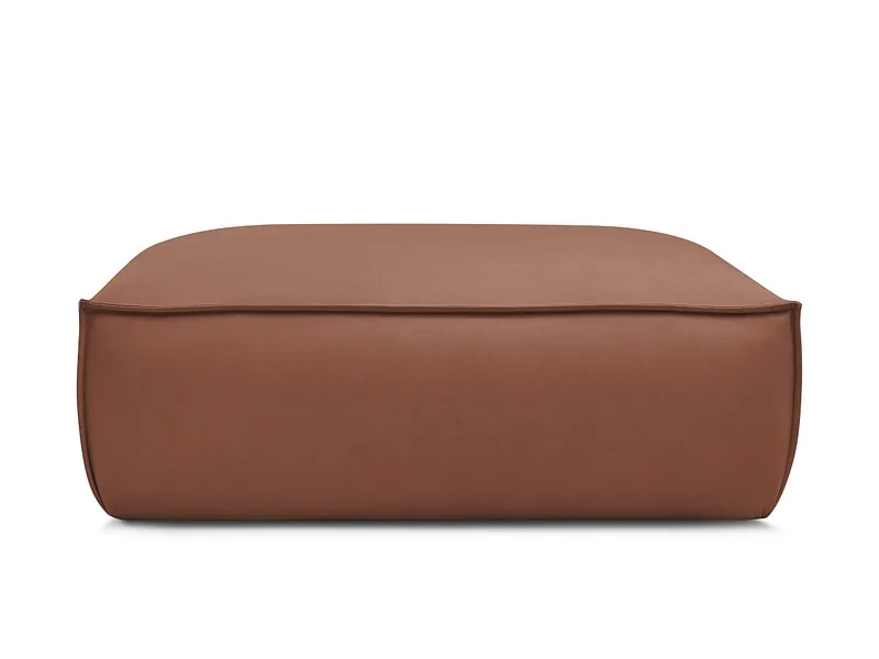 Hocker BOBOCHIC BOHEME 93x128x48cm stoff dunkelbraun