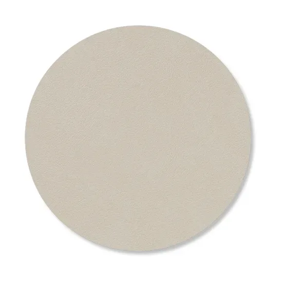 LIND DNA Nupo Glasuntersetzer circle Oyster white