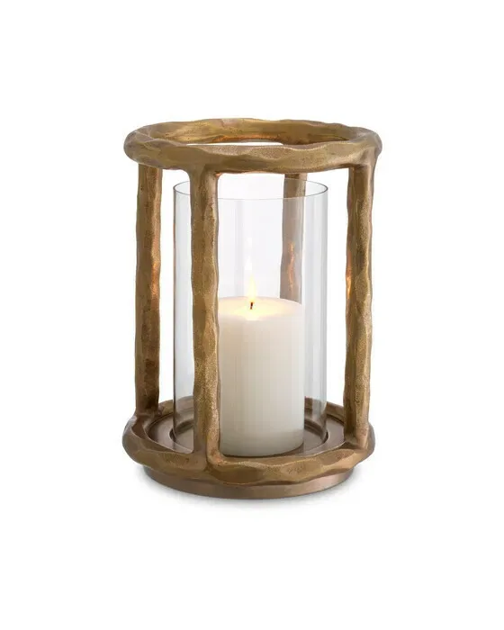 Thorne lysholder antik messing