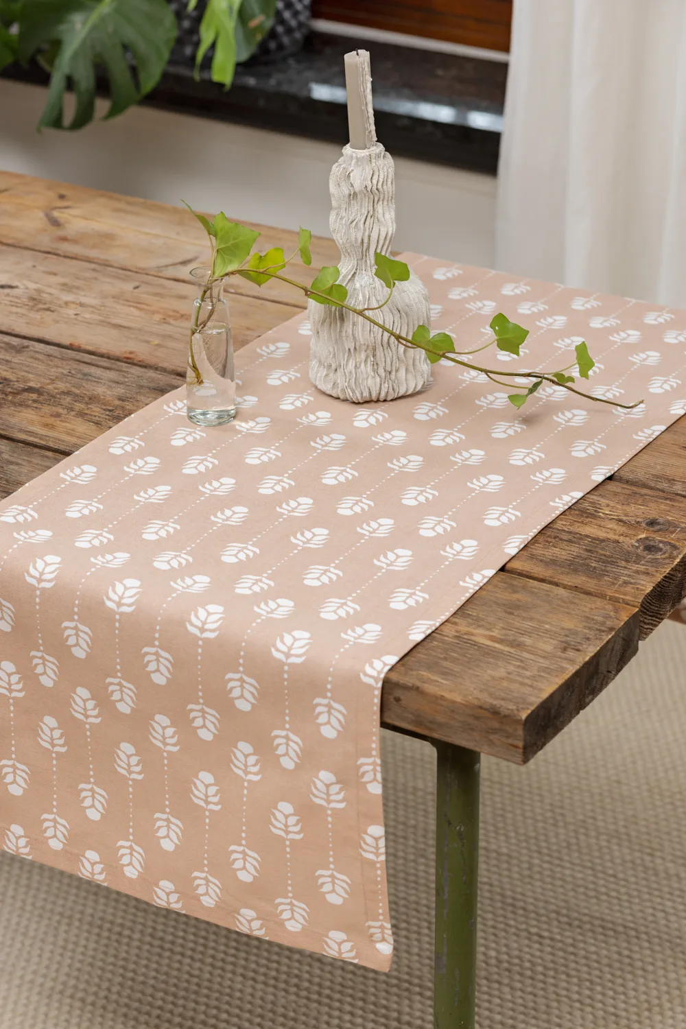 Løpere - Sari (rosa) (Størrelse: 40 x 140)