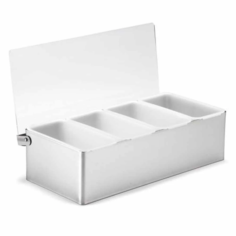 Preppbox 4 fack med lock