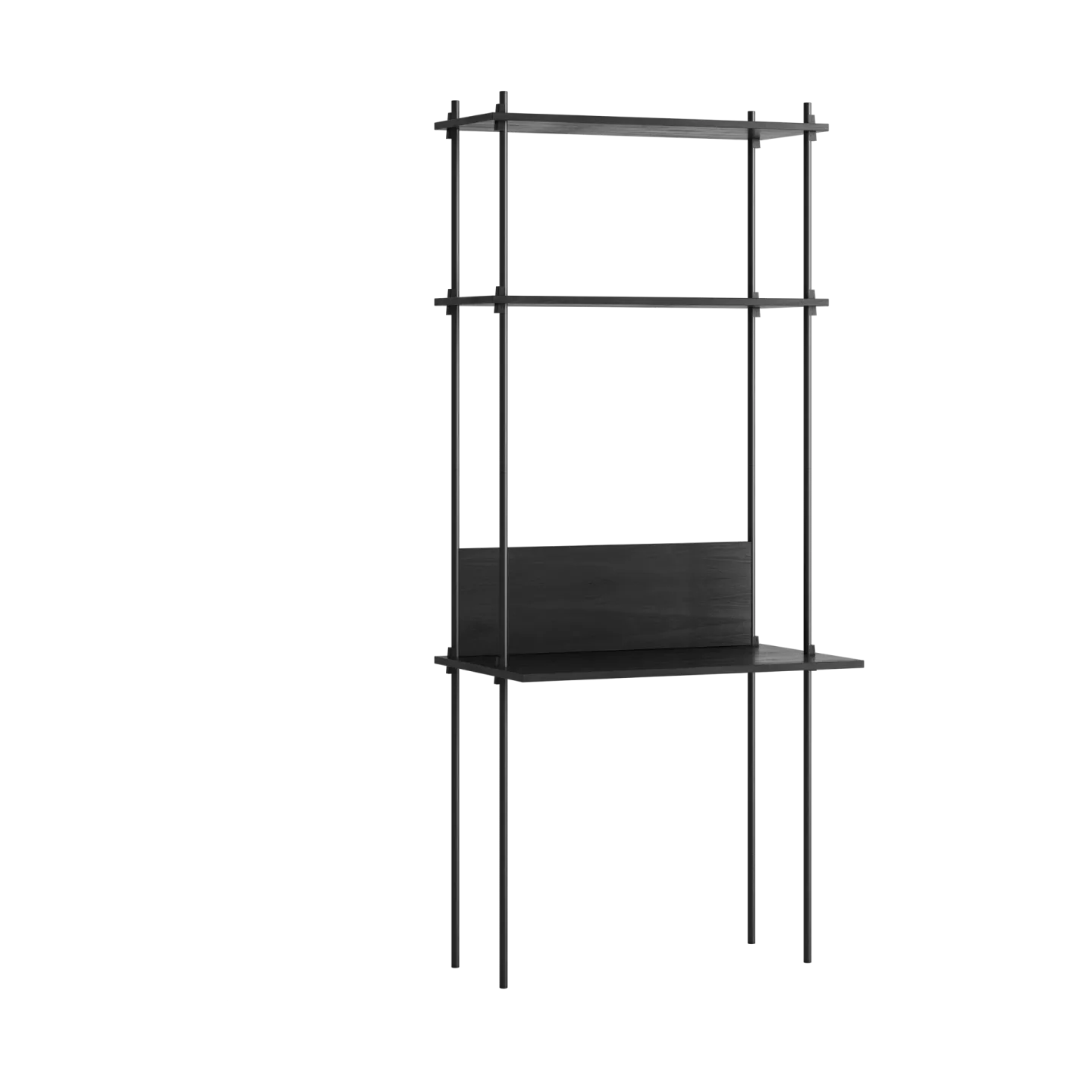 MOEBE Moebe shelving system s.200.1.D Schwarz