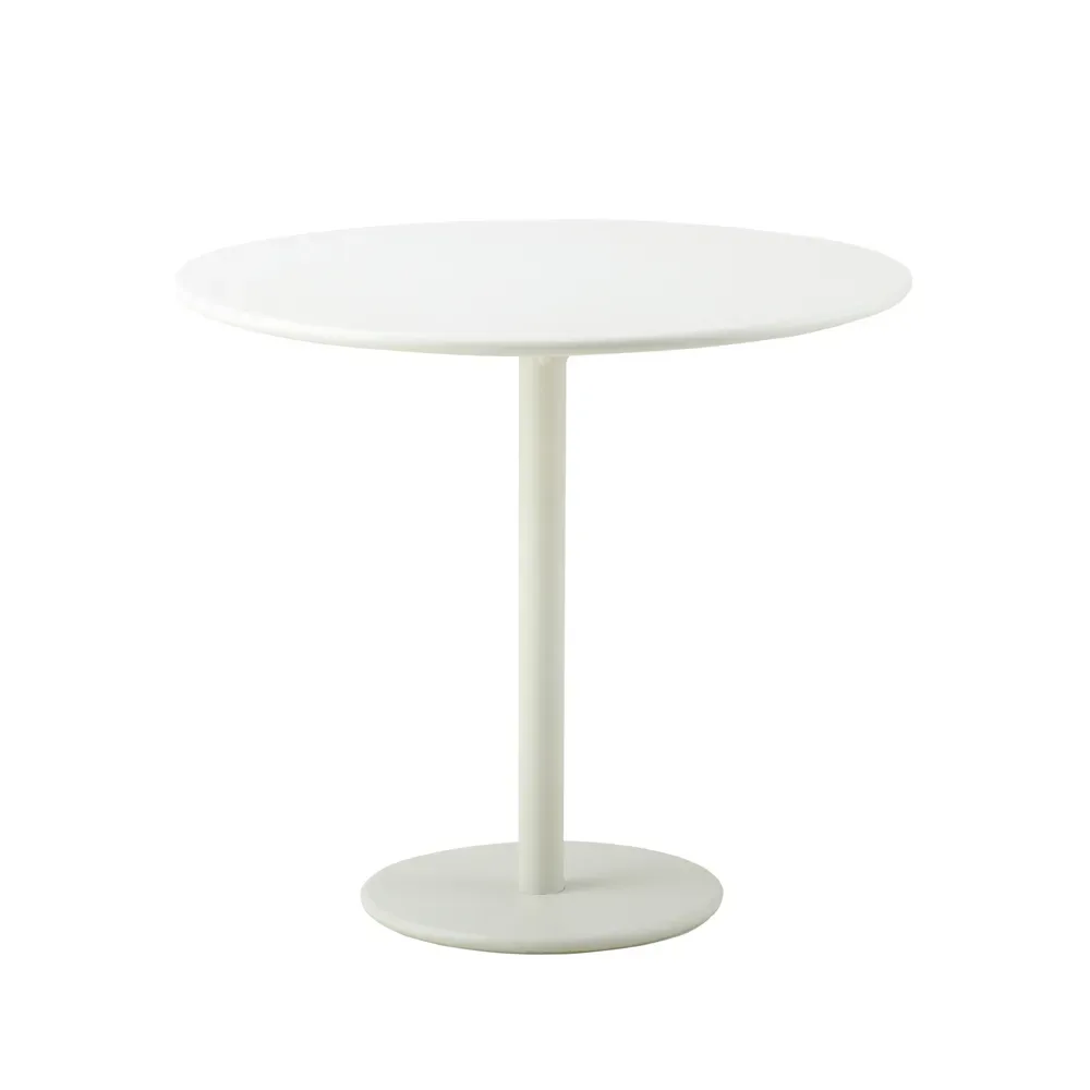 Cane-line Go cafébord Ø80 cm White-white