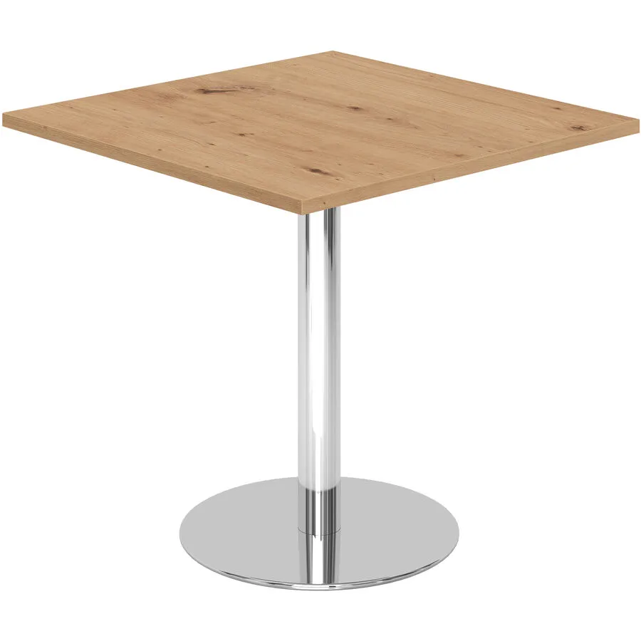 Besprechungstisch Office Asteiche Dekor Holzwerkstoff B 80 T 80 cm