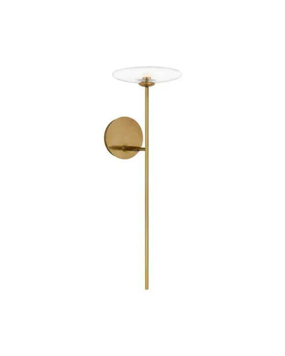Calvino Tail Sconce Antique Brass