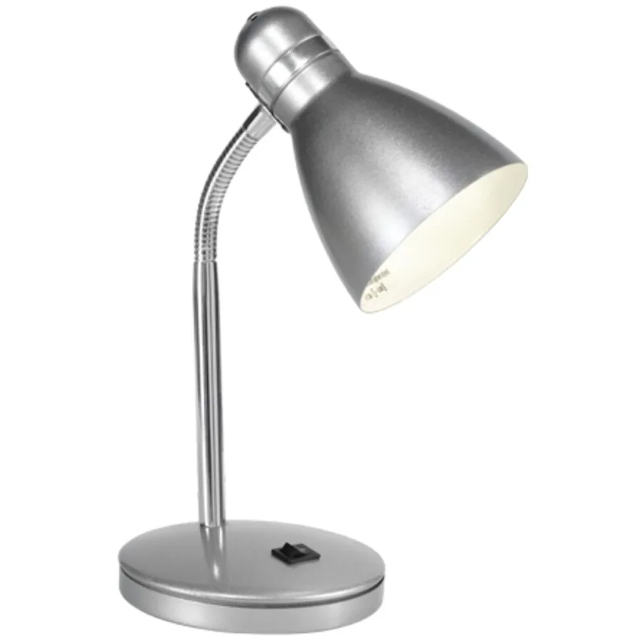Schreibtischlampe Sniper Silber Chrom 13.5 cm 15.5 cm