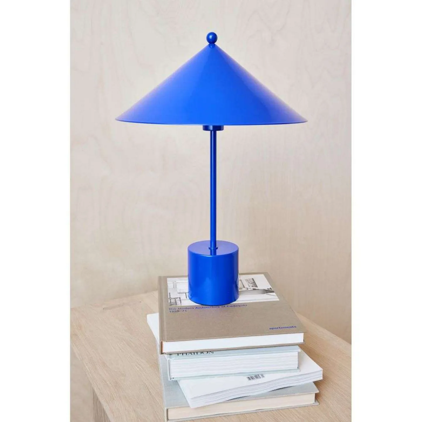 Kasa Tischleuchte, blau, Metall, E14 - OYOY Living Design - Wohnzimmer - Skandinavisch - Einflammig
