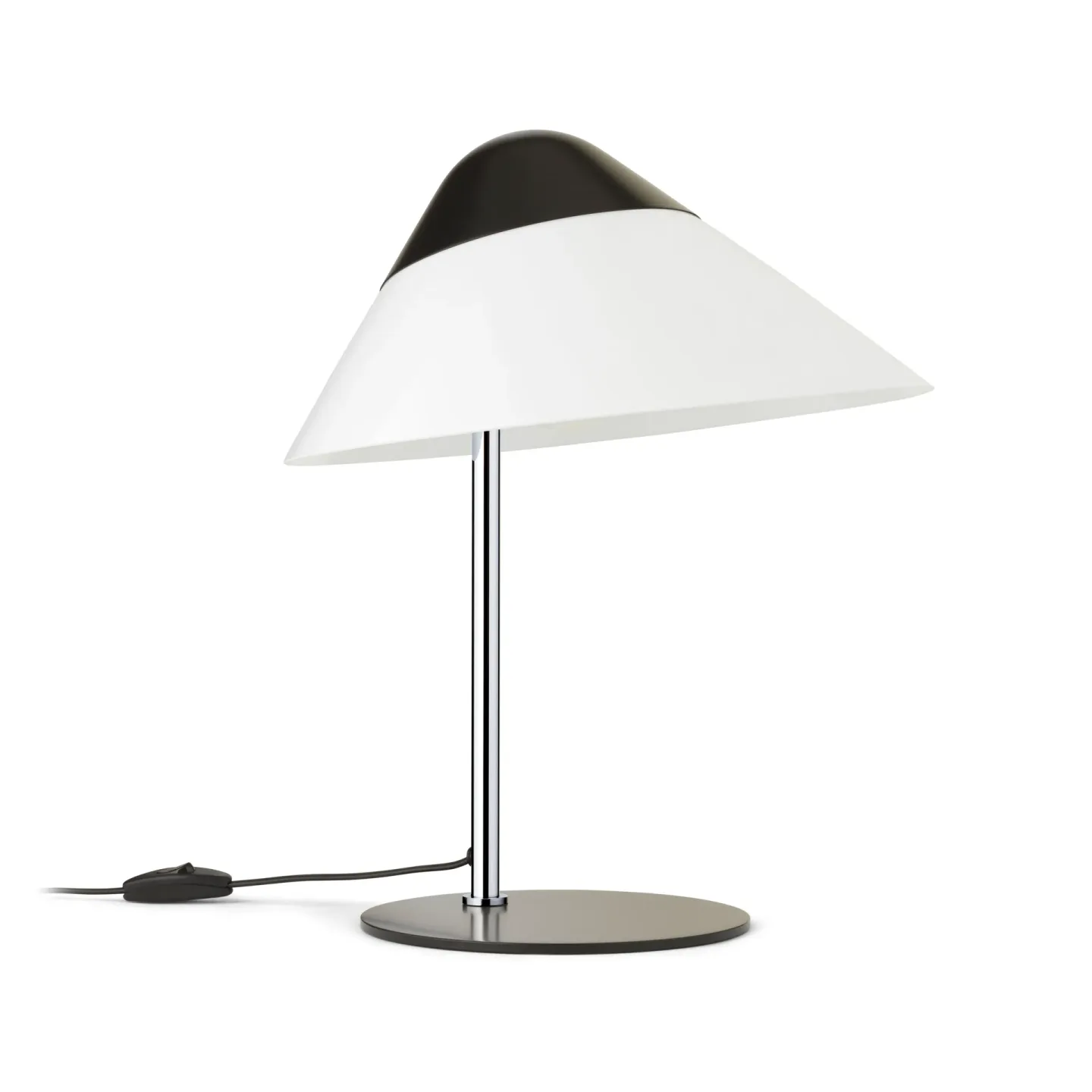Carl Hansen & Søn HJW01 Opala bordslampa Mini Black-chrome