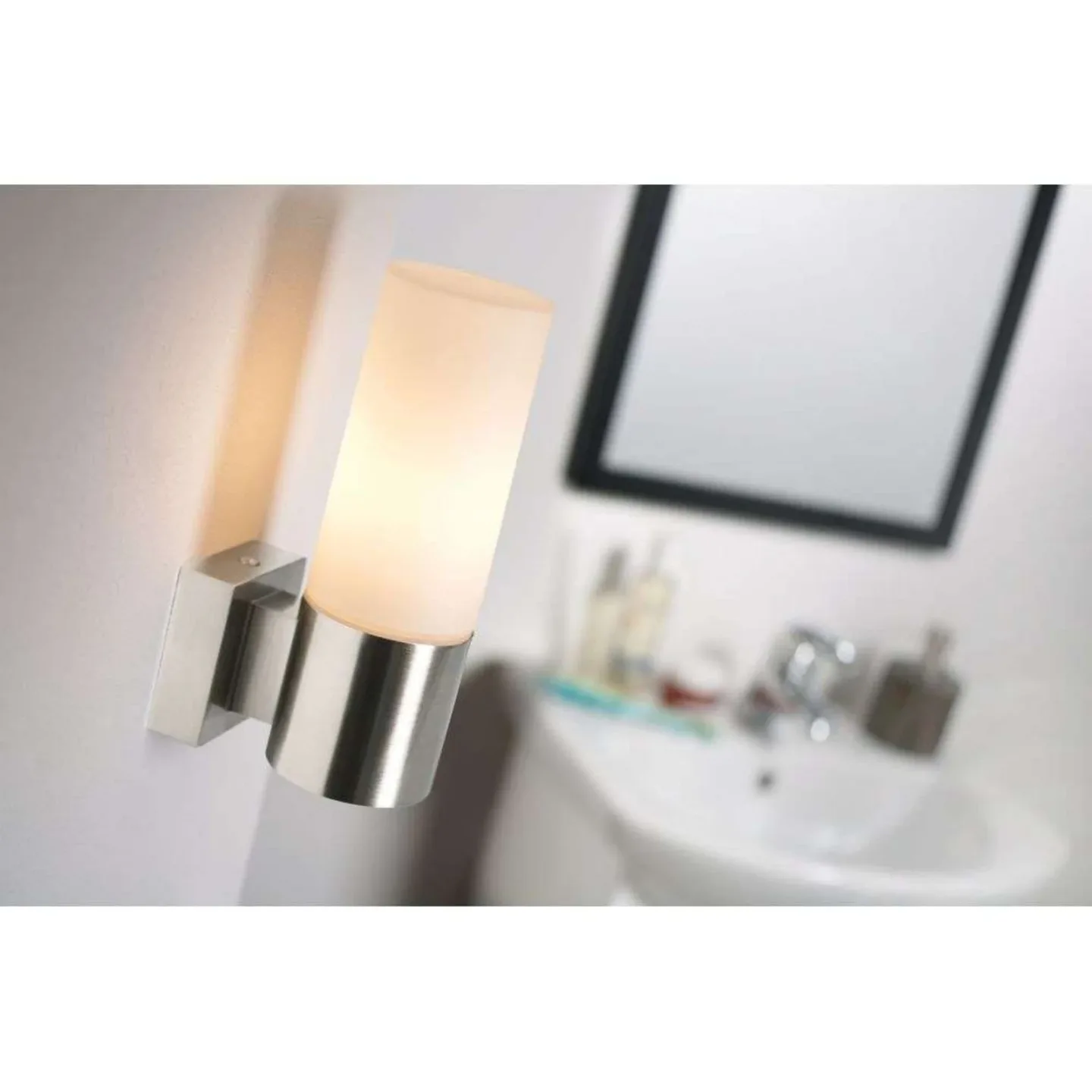 Tangens Single Wandleuchte Brushed Steel - Nordlux - Badezimmer - Metall
