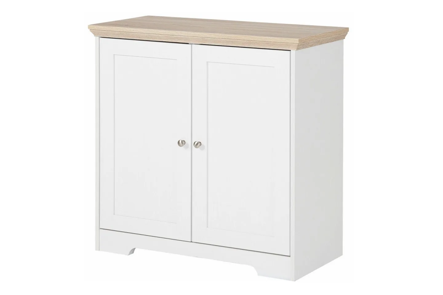 Skänk Annnie 84 cm - Vit|Brun