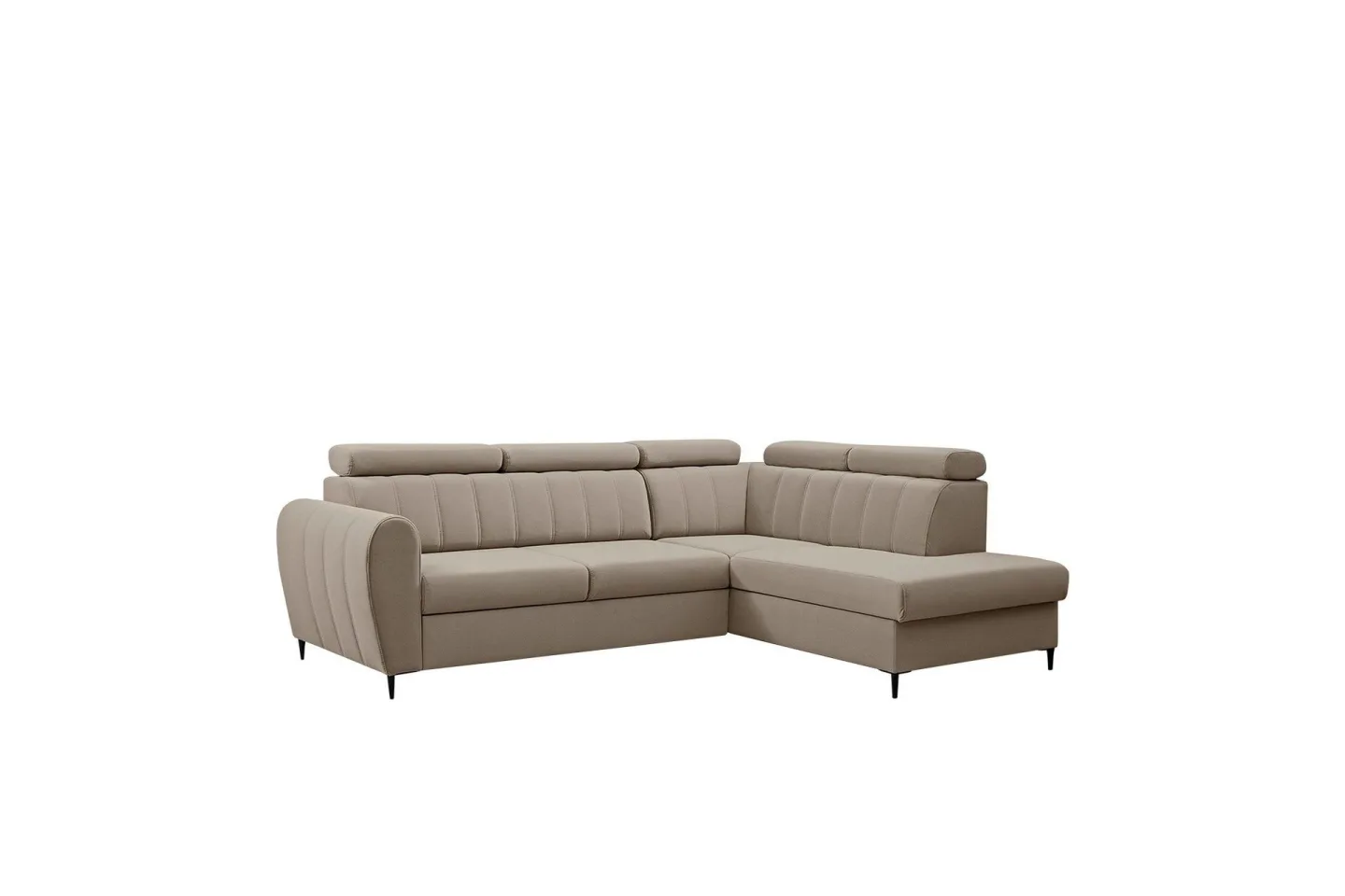 Hoffman Soffa med Schäslong 3-sits - Beige