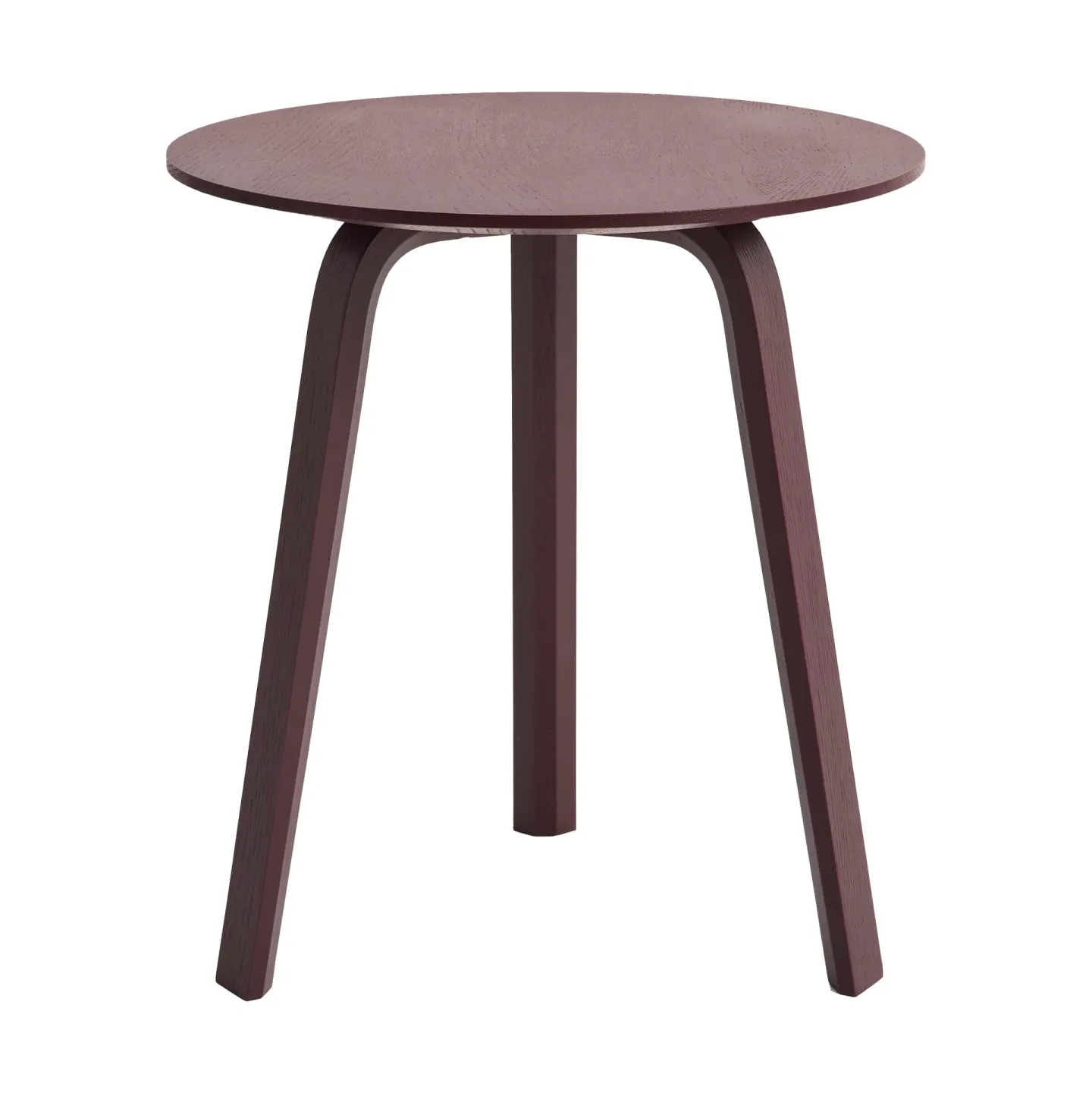 HAY Bella soffbord Dark bordeaux, Ø45x49 cm