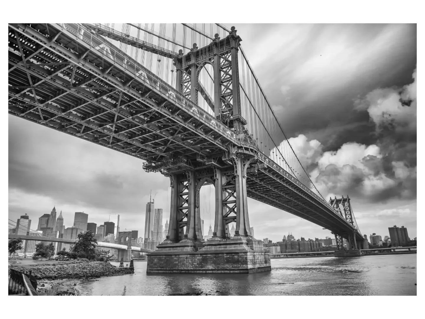 image LAND Digitaldruck auf Acrylglas Manhatten Bridge | Schubiger Möbel