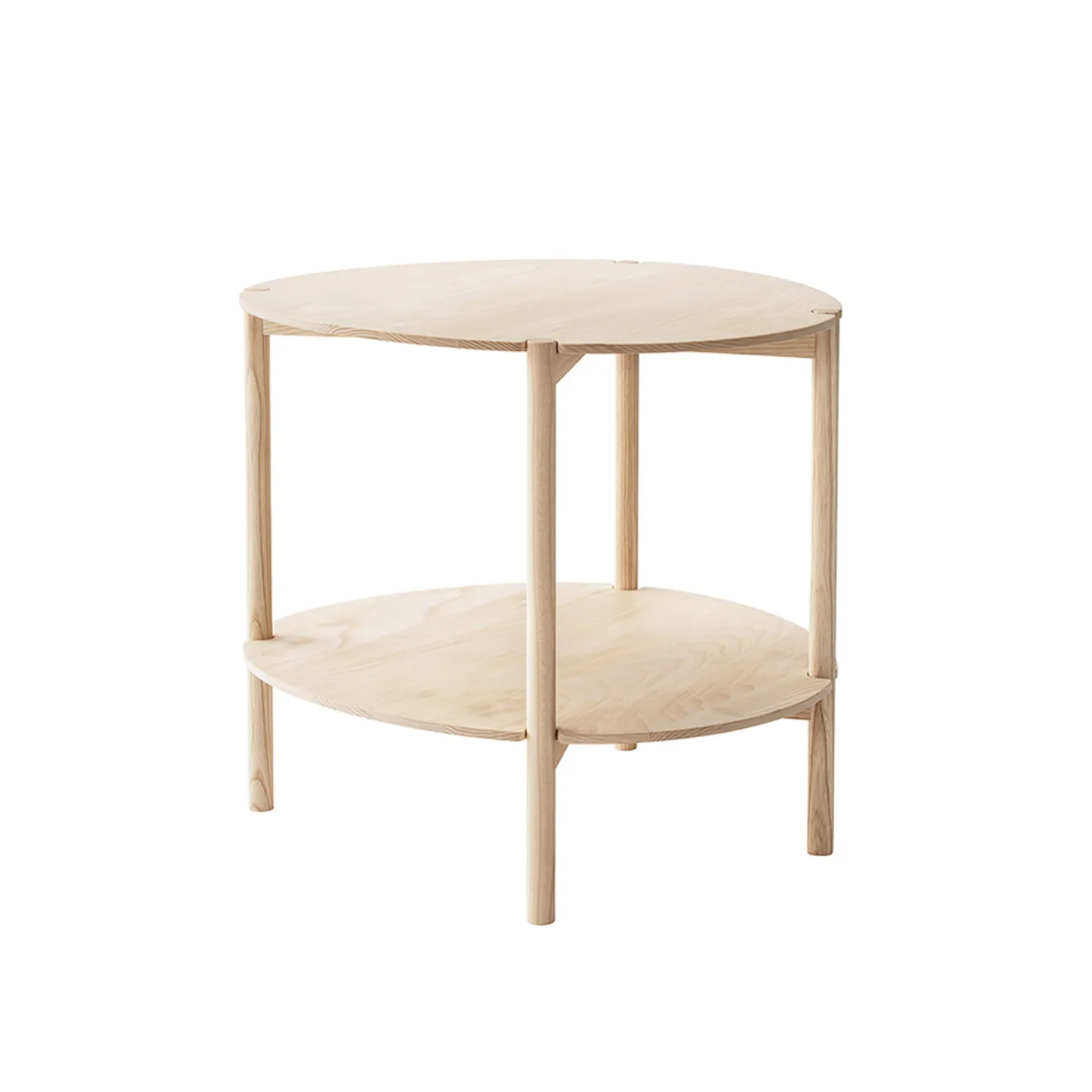 DUX - Lunaria Bord Medium Ø 60 cm - Sängbord - Claesson Koivisto Rune - Träfärgad - Trä
