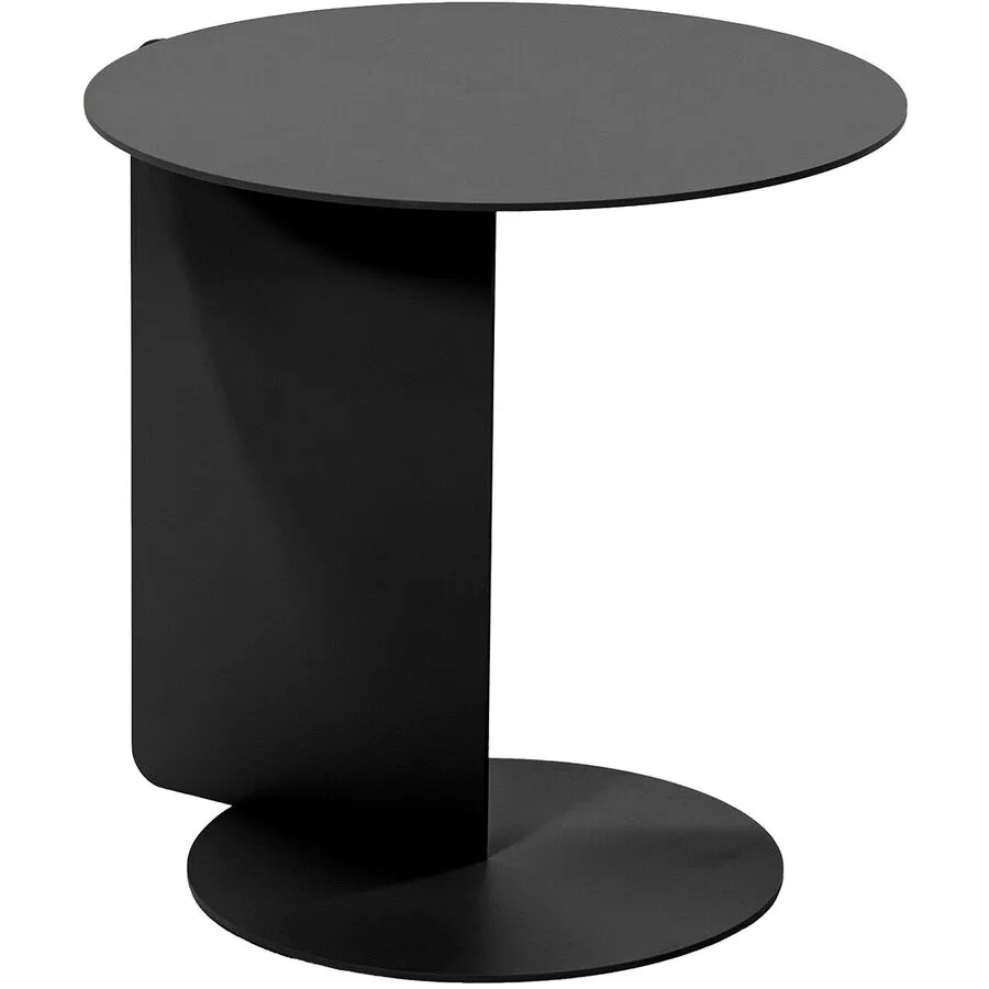 Spinder Design Beistelltisch Hesta Schwarz Stahl 40 cm