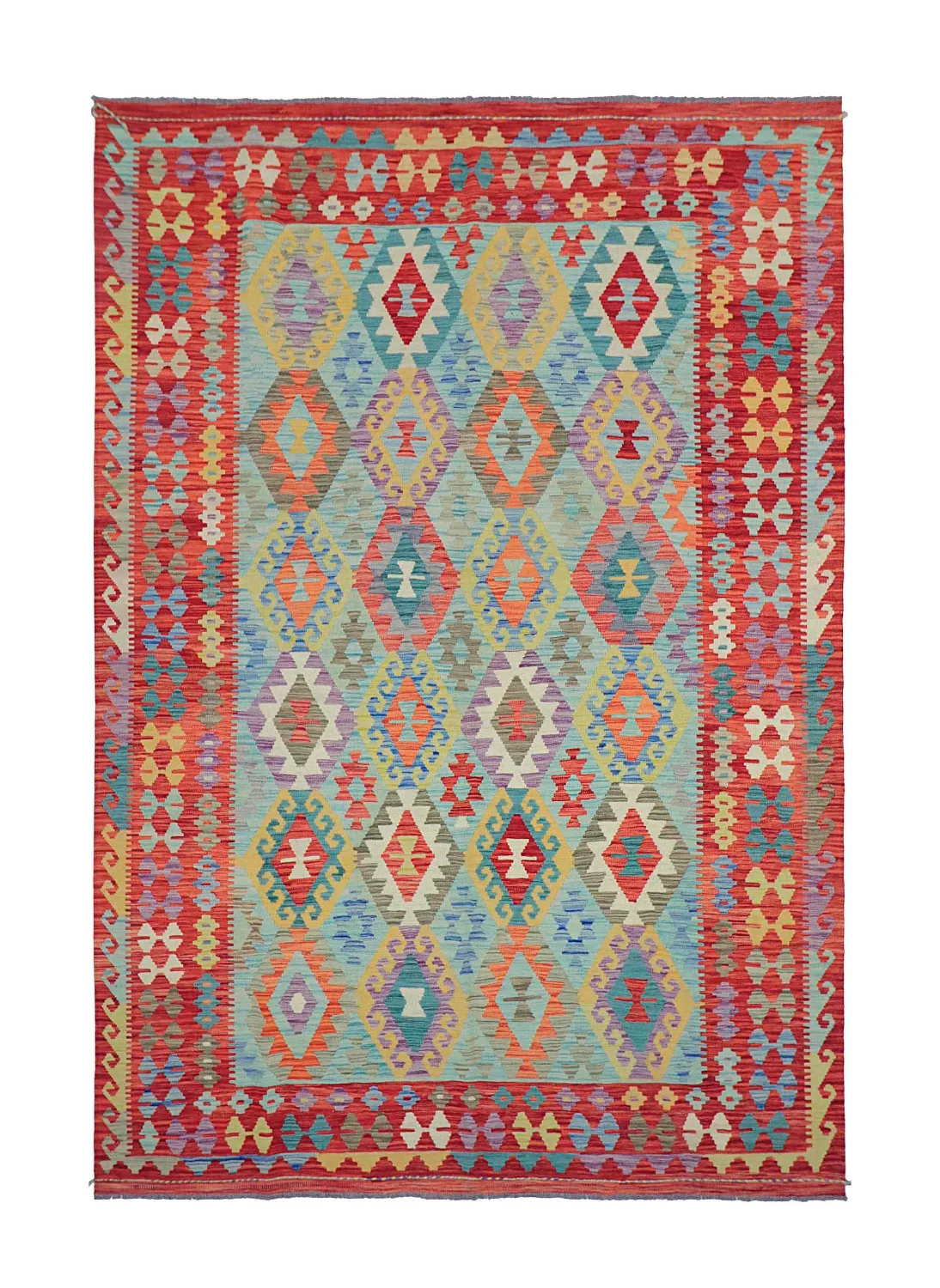 Orientalsk Teppe - Vegi Kelim Hand Woven - 199 x 295 cm (Størrelse: 199 x 295 cm)