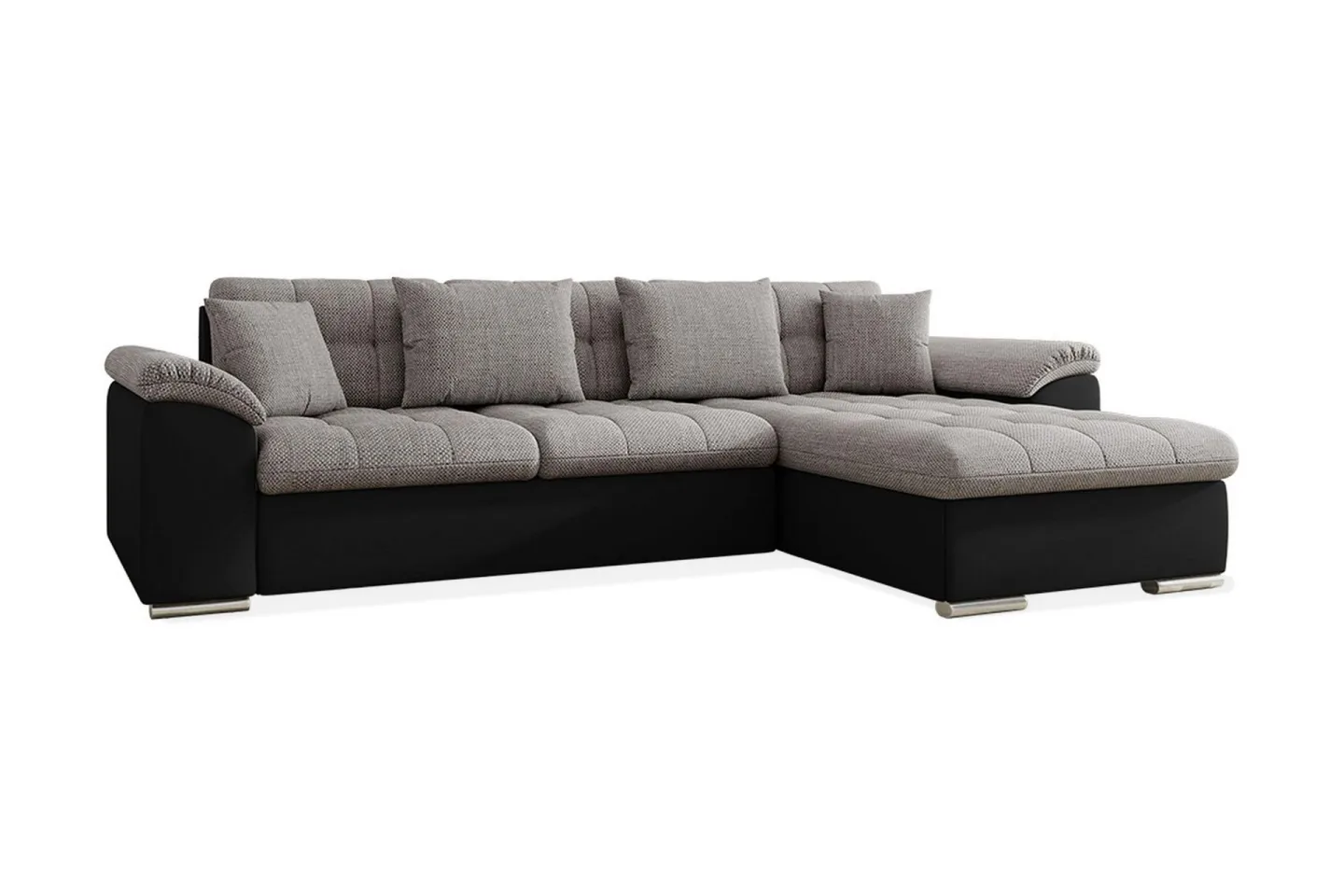 Camior Divanbäddsoffa 280x160x76 cm - Grå