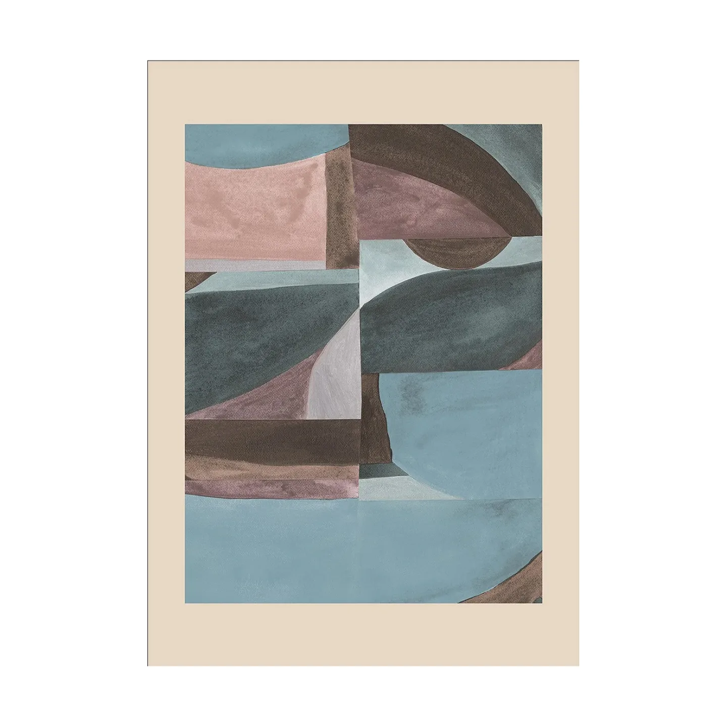Paper Collective Autumn Forms 01 Poster 30x40 cm