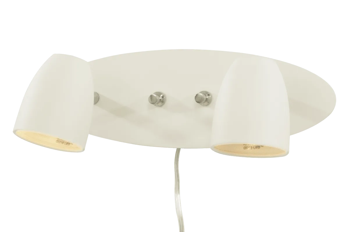 Aneta Lighting - Sandnes - Sänglampa - Vit