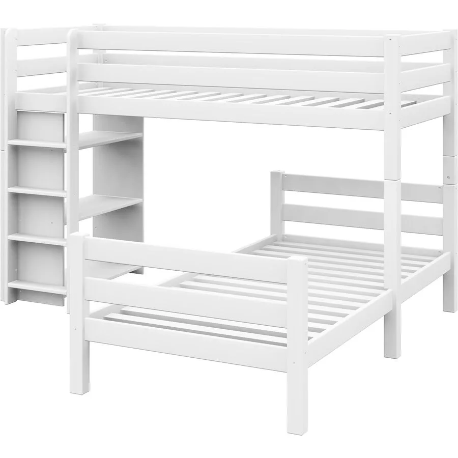 Kinderbett Pino weiss Buche 90 x 200 cm
