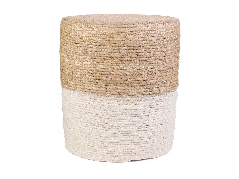 Hocker TARRAGO 35x35x41cm rattan sand