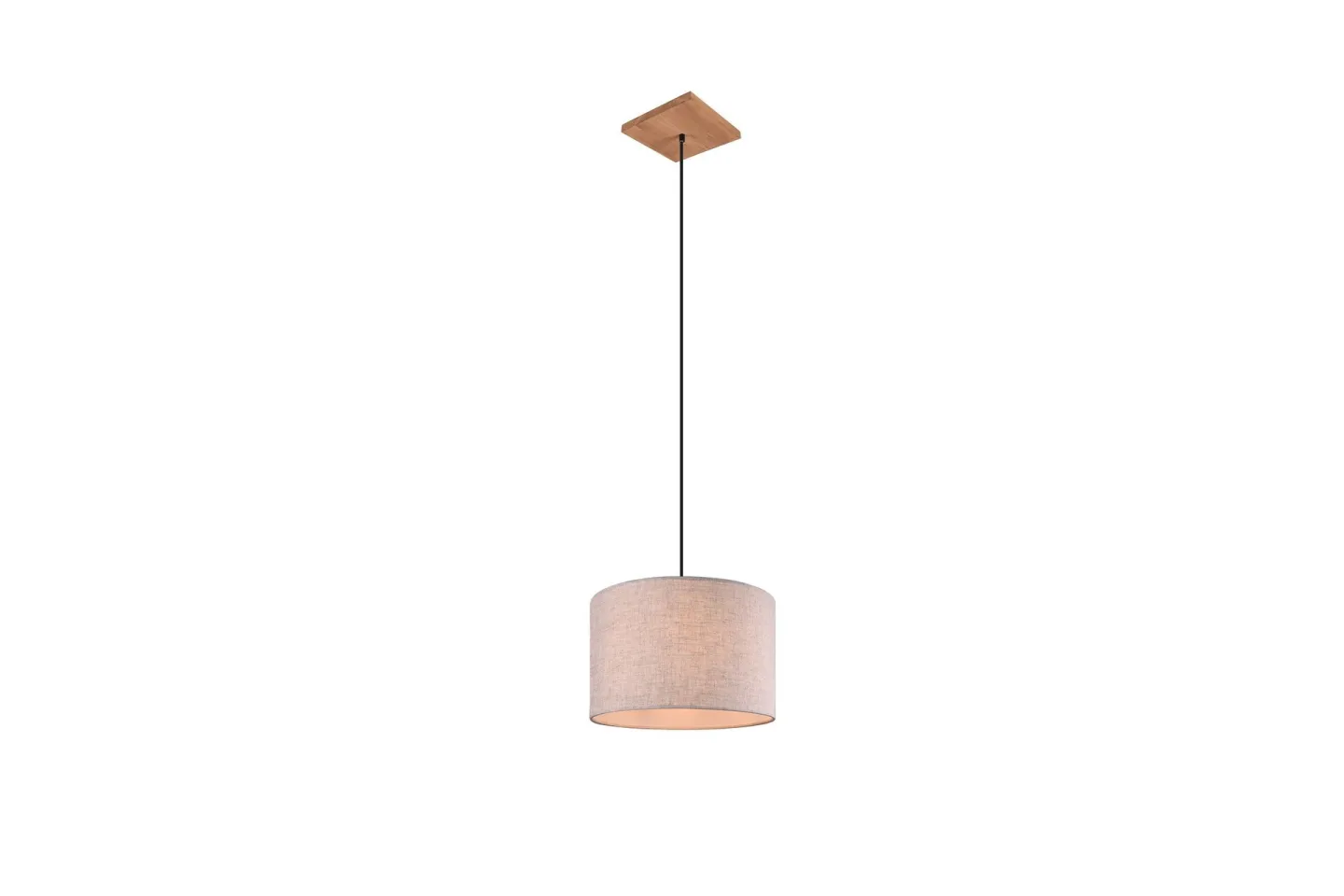 Elmau Taklampa 1L E27 trä/ beige - Trä/Beige