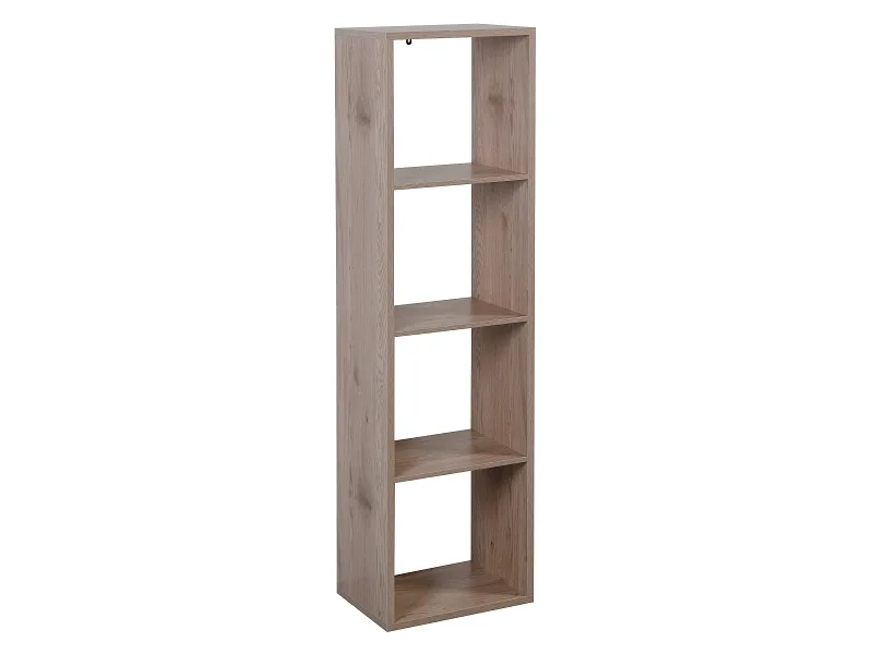Regal CUBO 29.5x38.2x141.8cm 4 Fächer eiche