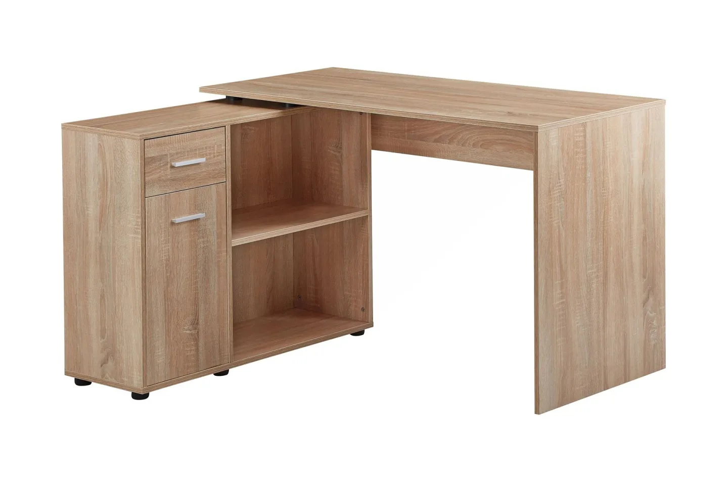 Gulshan Hörnskrivbord 120 cm - Brun/Natur