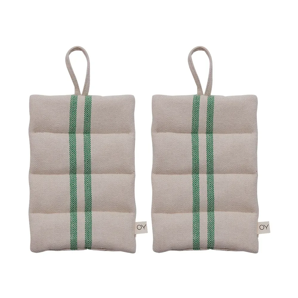 OYOY Linu Topflappen 2er-Pack Green