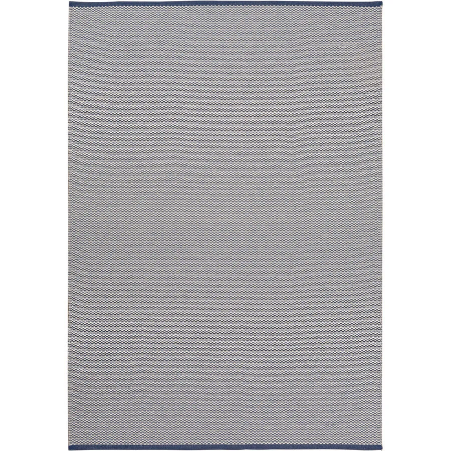 HORREDSMATTAN Teppich Orust blau Gefleckt/Meliert Wolle/Polyester 140 x 200 cm