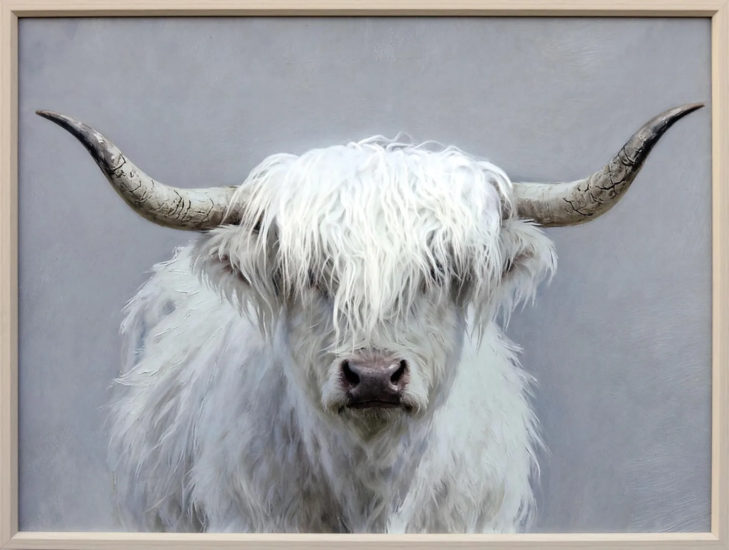 image LAND Gemälde Fluffy Longhorn | Schubiger Möbel