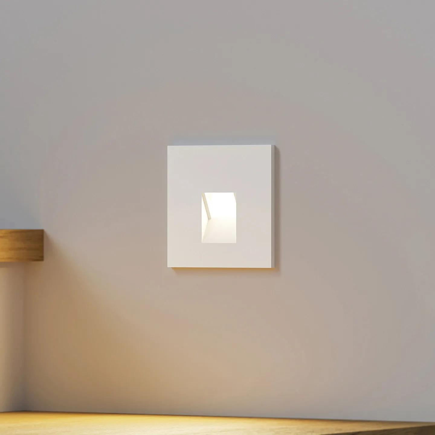 Vexi LED Einbauwandlampe H7,5 White - Arcchio - Wohnzimmer - Modern - Aluminium - Eckig