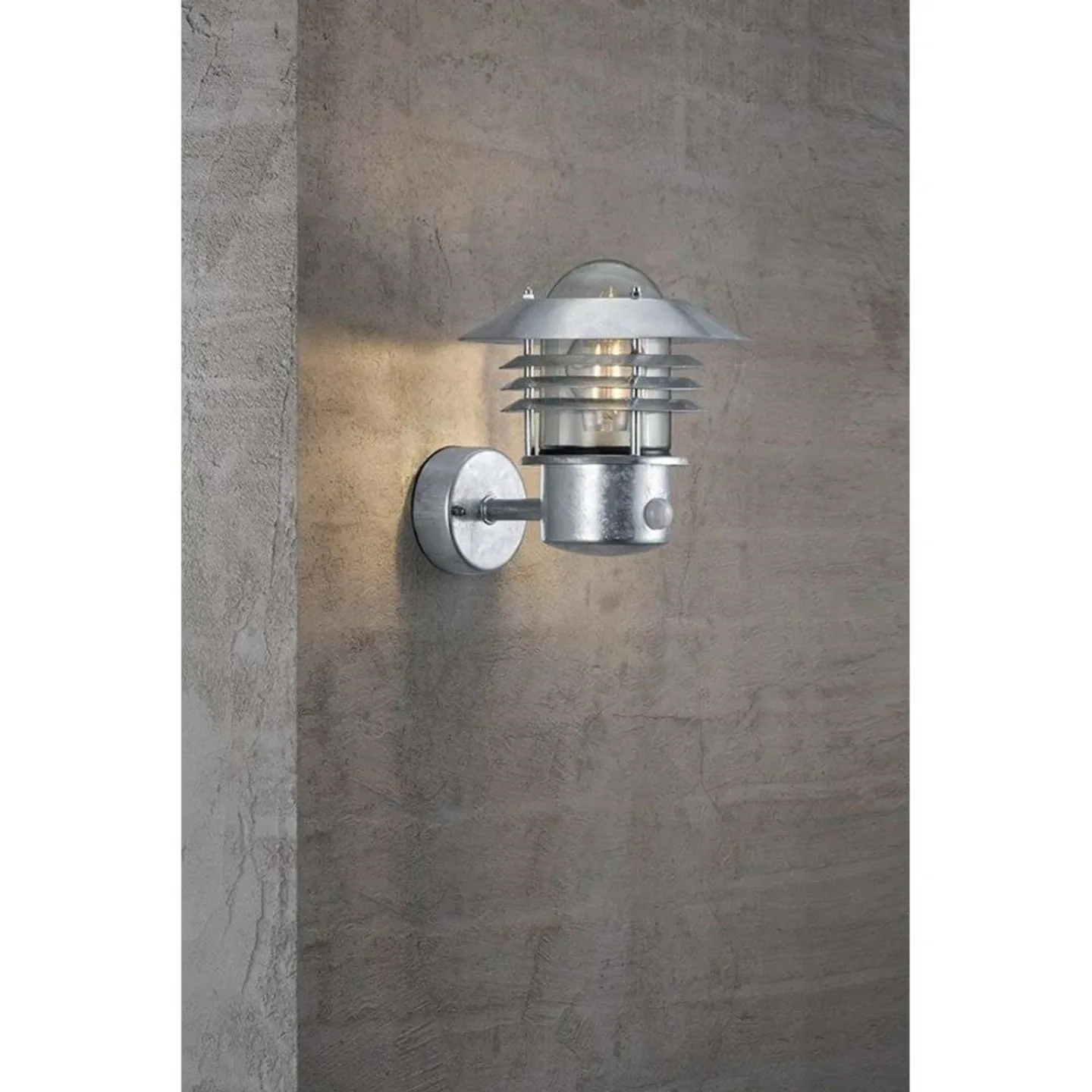 Vejers Vegglampe w/Sensor Galvanised - Nordlux - Metall