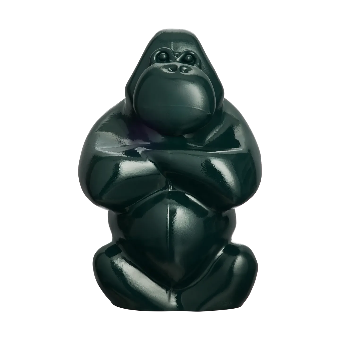 Kosta Boda Gabba Gabba Hey Skulptur 305 mm Dunkelgrün