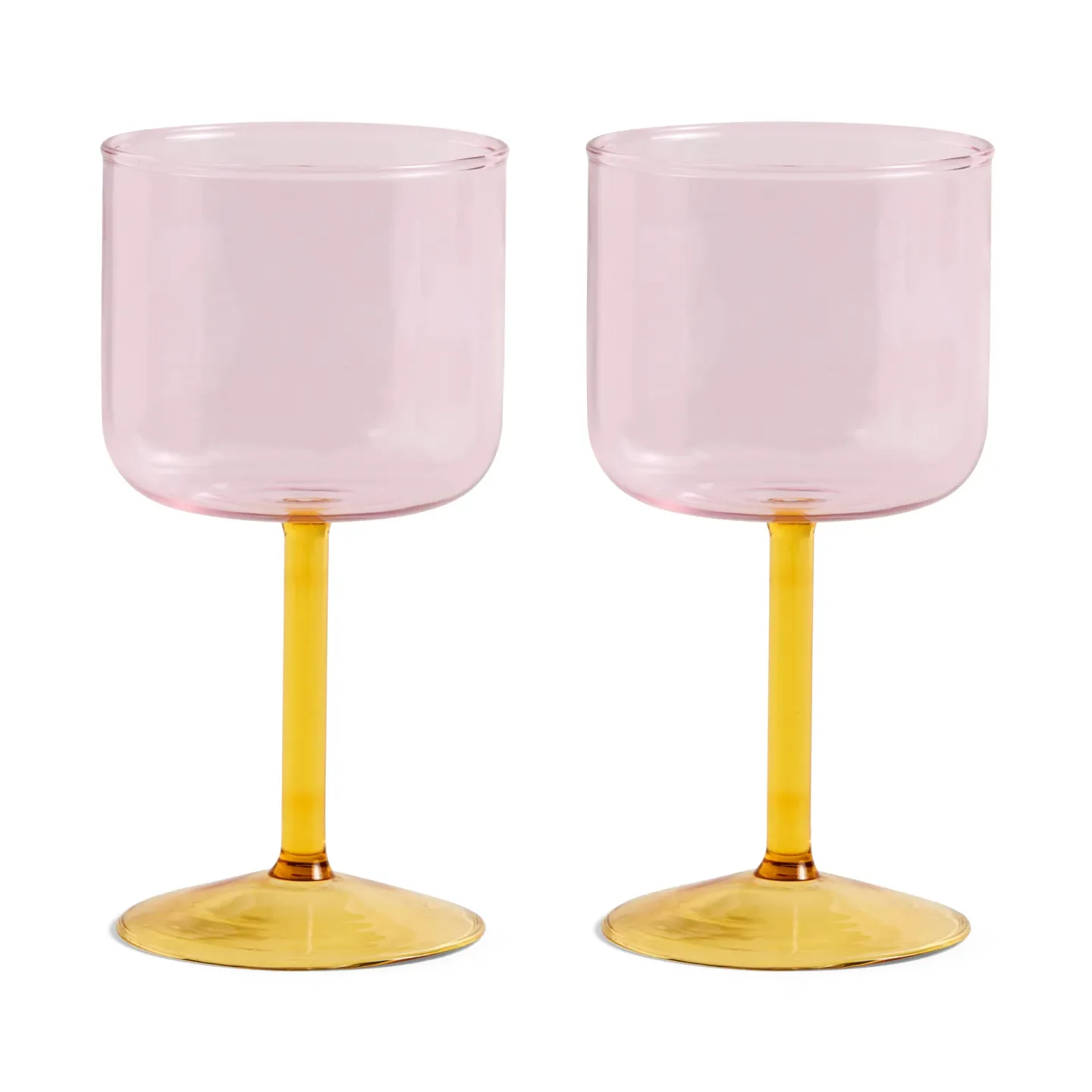 HAY Tint Weinglas 25cl 2er-Pack Rosa-gelb