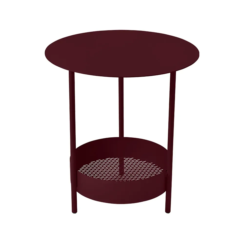 Fermob Salsa bord Ø50 cm Black cherry (vinröd)