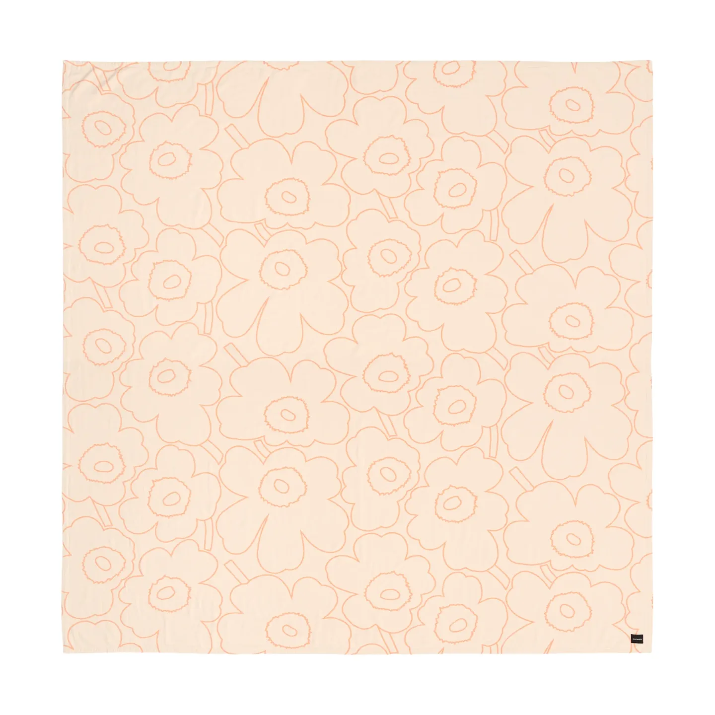 Marimekko Piirto Unikko överkast 260x260 cm Beige