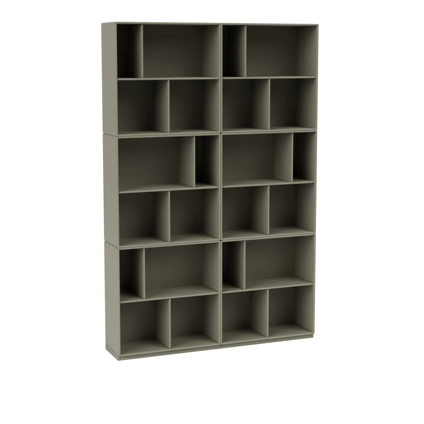 Montana - Read Spacious Bookshelf, Plinth H3 cm - Fennel - Hyllor - Peter J. Lassen - Grön