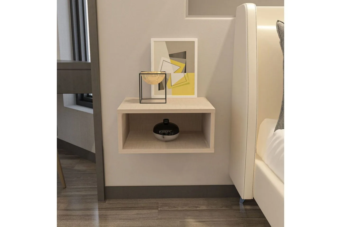 Dora Sängbord 45 cm - Beige