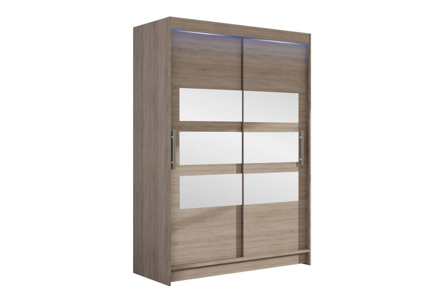 Estella Garderob med Spegel 120x200 cm - Beige